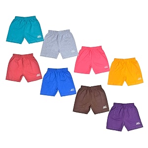 sathiyas akash 100 cotton baby boys hero shorts - pack of 8