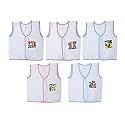 Sathiyas Baby Boys' & Baby Girls' Jhabla (Pack of 5) (asvinf41_b_White_0-3 Months)