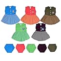 Sathiyas Baby Girl39s A-Line Knee Length Dress