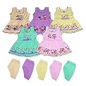 Sathiyas Baby Girls A-Line Hosiery Cotton Dresses
