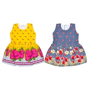 Sathiyas Girls Knee Length Dress