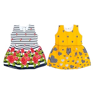 Sathiyas Girls Knee Length Dress