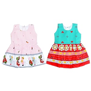 Sathiyas Girls Knee Length Dress