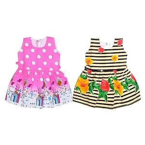 Sathiyas Girls Knee Length Dress