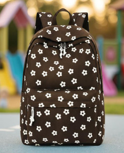 satic cute daisy pattern backpack for college travel  school  lightweight 25 l backpack