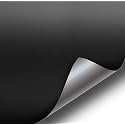 Satin Flat Matte Stealth Jet Black 5ft Vinyl Wrap Roll with Air Release Technology (5ft x 10ft)