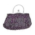 Satin Purse Evening Handbags Wedding Bag Beaded Sequins Clutch for Party