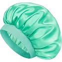 Satin Silk Bonnet for Hair, Double Layer Sleep Cap for Men &amp; Women
