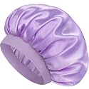 Satin Silk Bonnet for Hair, Double Layer Sleep Cap for Men &amp; Women