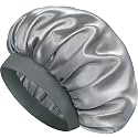 Satin Silk Bonnet for Hair, Double Layer Sleep Cap for Men &amp; Women