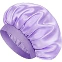Satin Silk Bonnet for Hair, Double Layer Sleep Cap for Men &amp; Women