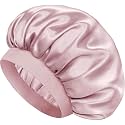 Satin Silk Bonnet for Hair, Double Layer Sleep Cap for Men &amp; Women