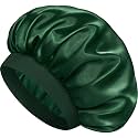 Satin Silk Bonnet for Hair, Double Layer Sleep Cap for Men &amp; Women