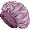 Satin Silk Bonnet for Hair, Double Layer Sleep Cap for Men &amp; Women