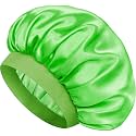 Satin Silk Bonnet for Hair, Double Layer Sleep Cap for Men &amp; Women