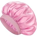 Satin Silk Bonnet for Hair, Double Layer Sleep Cap for Men &amp; Women