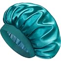Satin Silk Bonnet for Hair, Double Layer Sleep Cap for Men &amp; Women