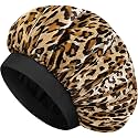 Satin Silk Bonnet for Hair, Double Layer Sleep Cap for Men &amp; Women