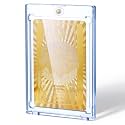SATINIOR 1 Pcs 75 Pt Acrylic Magnetic Card Holders 2.5 x 3.54 Inch Tag Holder Clear Protectors Hard Plastic UV Protection Case for Sports Baseball Card Trading Storing Displaying