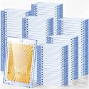 SATINIOR 150 Pcs 100 Pt Acrylic Magnetic Card Holders 2.5 x 3.54 Inch Tag Holder Clear Protectors Hard Plastic UV Protection Case for Sports Baseball Card Trading Storing Displaying