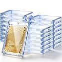 SATINIOR 20 Pcs Acrylic Magnetic Card Holders 2.5 x 3.54 Inch Tag Holder Clear Protectors Hard Plastic UV Protection Case for Sports Baseball Card Trading Storing Displaying (360 Pt)