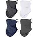 SATINIOR 4 Pcs Neck Gaiter Ear Loop