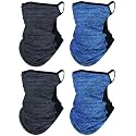 SATINIOR 4 Pcs Neck Gaiter Ear Loop