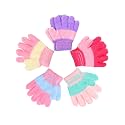 SATINIOR 5 Pairs Toddler Winter Gloves
