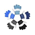 SATINIOR 5 Pairs Toddler Winter Gloves
