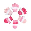 SATINIOR 6 Pairs Toddler Kids Mittens