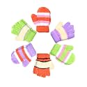 SATINIOR 6 Pairs Toddler Kids Mittens
