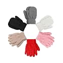 SATINIOR 6 Pairs Toddler Kids Mittens