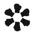 SATINIOR 6 Pairs Toddler Kids Mittens