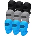 SATINIOR 9 Pcs Ski Mask for Men Balaclava Warm Face Cover Mask UV Protector for Winter Motorcycle Snowboard, Fresh Colors, One Size