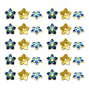 Satra Traders Designeer Blue Meenakari Beads Cap | Size : 8mm | Qty : 50pcs | MK42
