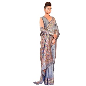Satrani WomenS Cotton Silk Jamdani Jacquard Saree