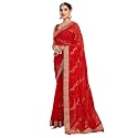 Satrani Women39s Georgette Embroidery amp Stone Work