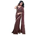 Satrani Women39s Georgette Sequence Work Saree with