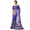 Satrani Women39s Linen Printed amp Zari Border