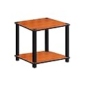 SATTVA Turn-N-Tube 2 Tier Corner Display Rack Multipurpose Wall Corner Bookshelf, Standing Rack Shelf, Living Room, Metal, Easy Assembly, Space Saving_Square Shape Large