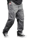 SATVISH Men Solid Grey Track Pants