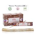 Satya Musk Incense Sticks, Satya Bng Insenses 15gmx12 Pack with Raajsee Incense Holder Bundle, Satya Nagchampa Natural Incense