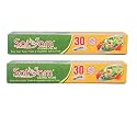 Satyam Cling Film, 30 Metres x 30 cm, Multipurpose Food Wrapping Paper Food Grade Wrap, Biodegradable Food Wrapping Roll Food Storage & Wrapping for Freshness (Pack of 2)