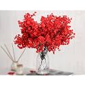 SATYAM KRAFT 1 Bunch Artificial Babys Breath Gypsophila Flowers Bunch | Fabric Bouquet for Home Decor, Bouquets, Bedroom, Living Room (Without vase)