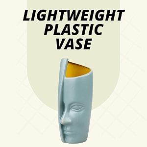 SATYAM KRAFT 1 Pcs Face-Shaped Vase for