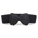 SATYAM KRAFT 1 Pcs Women's Bowknot Design Stretchable Stylish Design Ladies Womens Waist Belts kanduro-Belt for Fancy Girls, Women Saree, Western Dress, Gown, Traditional Dress for Valentine(Black)
