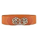 SATYAM KRAFT 1 Pcs Women's Stretchy Vintage Elastic Wide Waist Adjustable Stylish Design Ladies Womens for gift(Brown, 1 Piece)