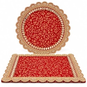 SATYAM KRAFT 1 Piece Foldable Wooden Ganpati