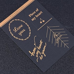 satyam kraft 10 pcs black gift tags with gold foil text  love you for you piece of my heart  decorative tags for wedding birthday return gifts cake boxes amp handmade gifting black