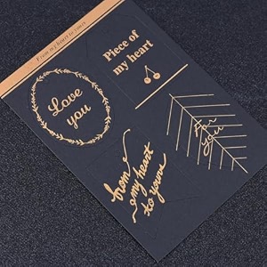 satyam kraft 10 pcs black gift tags with gold foil text  love you for you piece of my heart  decorative tags for wedding birthday return gifts cake boxes amp handmade gifting black
